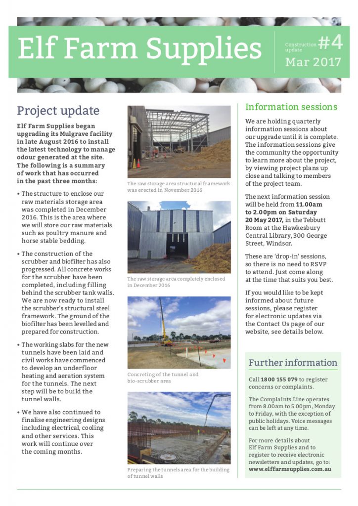 Construction updates | Elf Farm Supplies